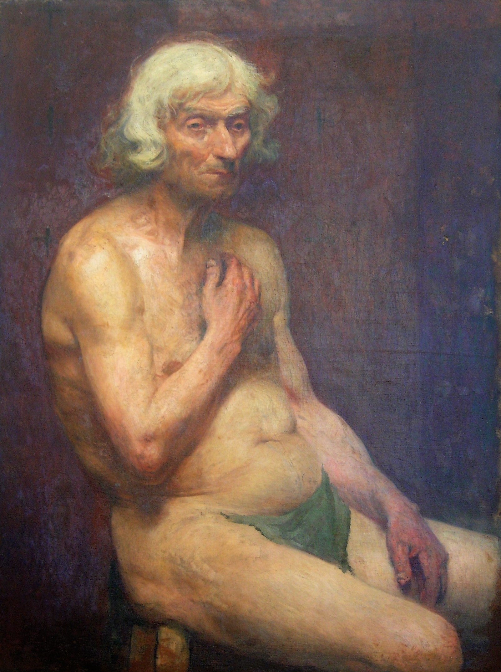 Velho sentado - Eliseu Visconti