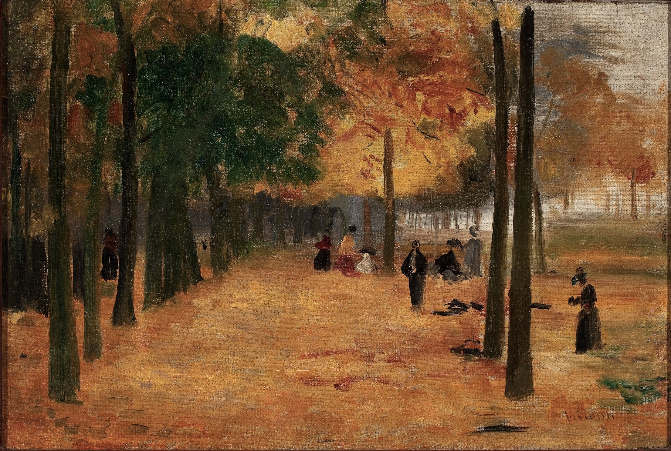 Chant de Luxembourg (Outono) - Eliseu Visconti