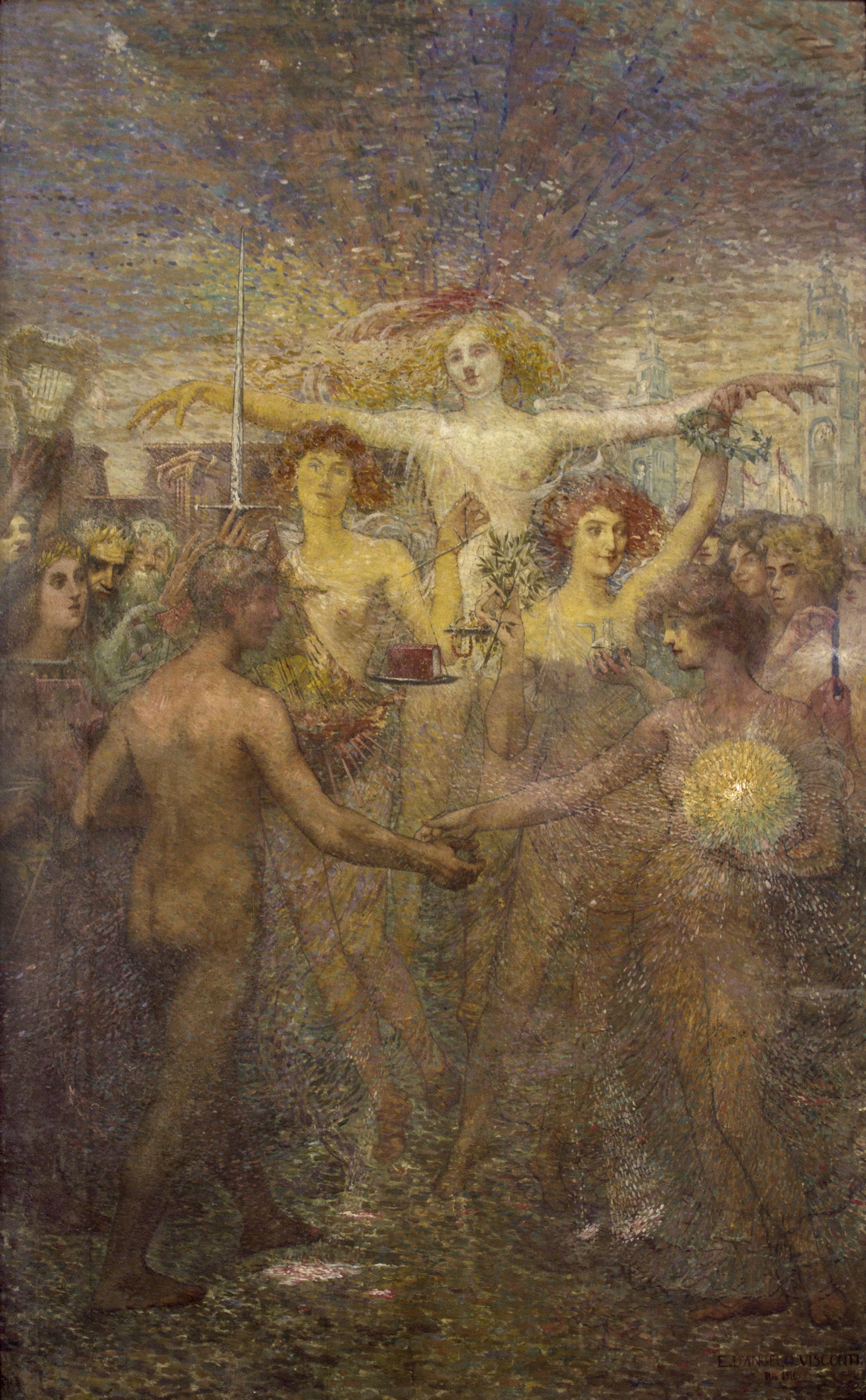 Instrução (Solidariedade Humana) - Painel da Biblioteca Nacional - Eliseu Visconti