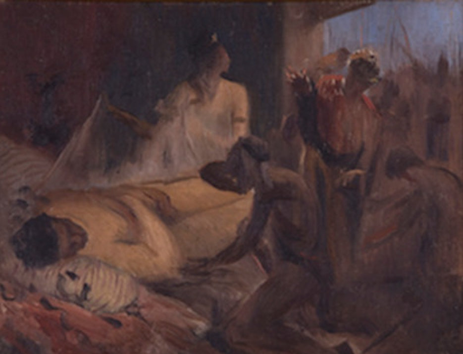 Cena bíblica - Lázaro - Eliseu Visconti