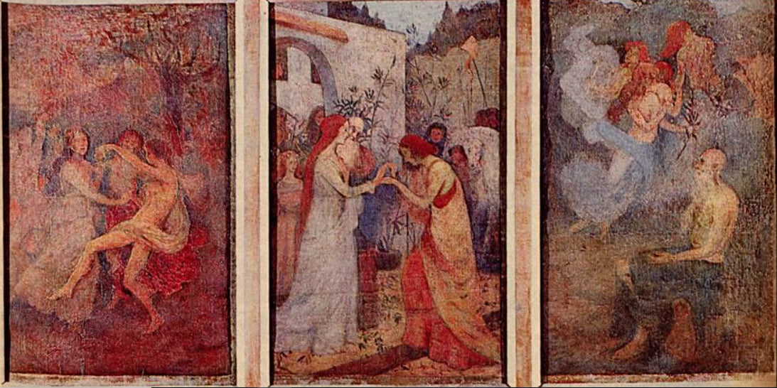 Trois phases de la vie - Tríptico - Eliseu Visconti