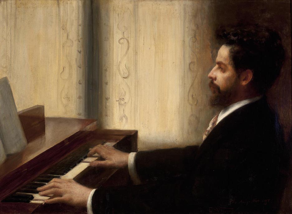 Retrato du Maestro Alberto Nepomuceno - Eliseu Visconti