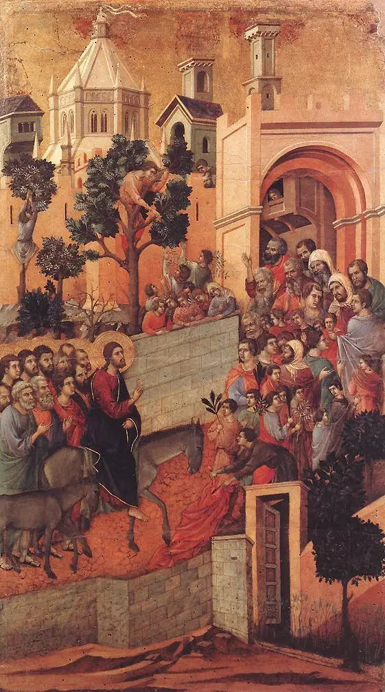 Indgang til Jerusalem - Duccio di Buoninsegna