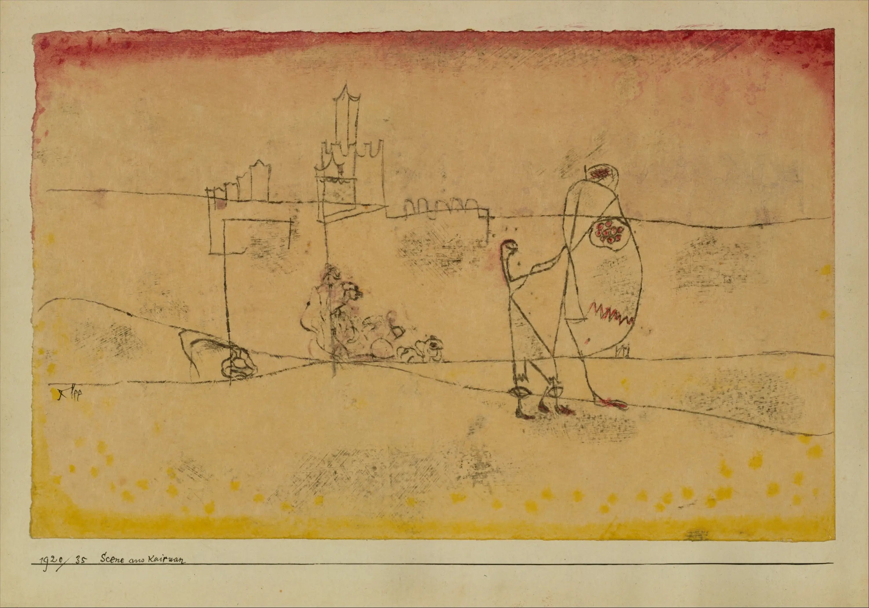 Épisode à Kairouan - Paul Klee - Alpha Reproduction