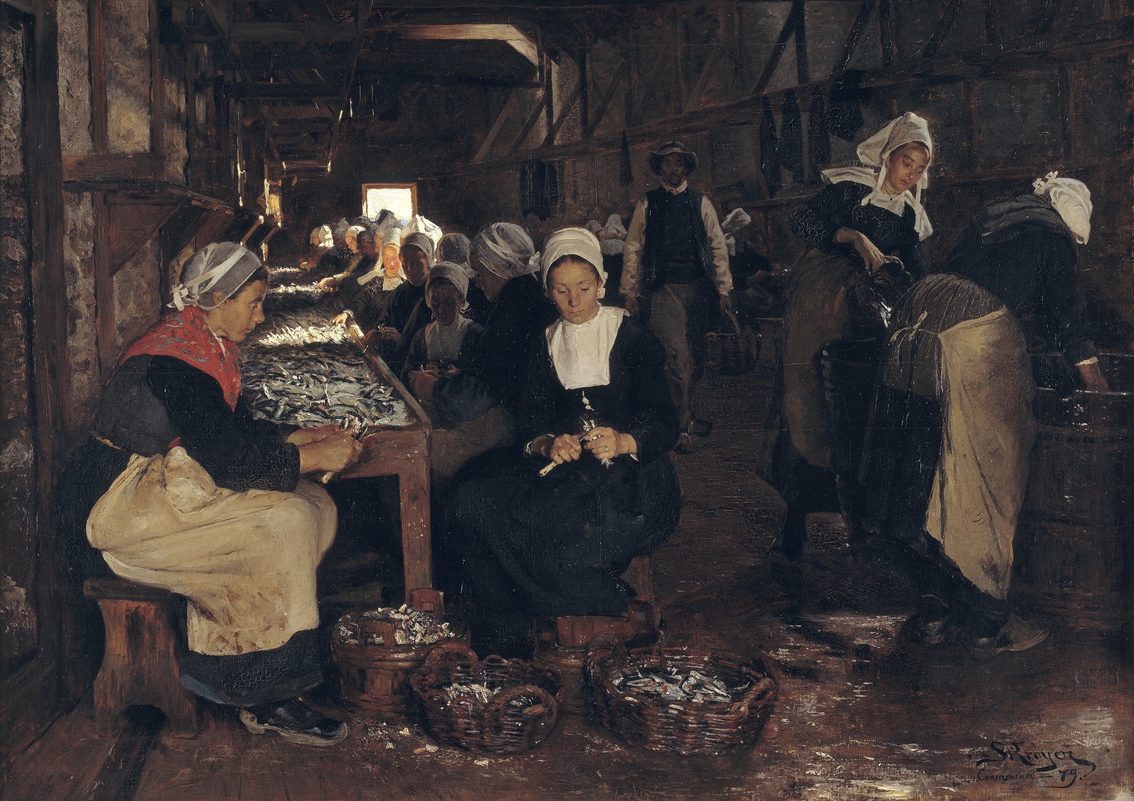 Og sardinerne i Concarneau - Peder Severin Krøyer