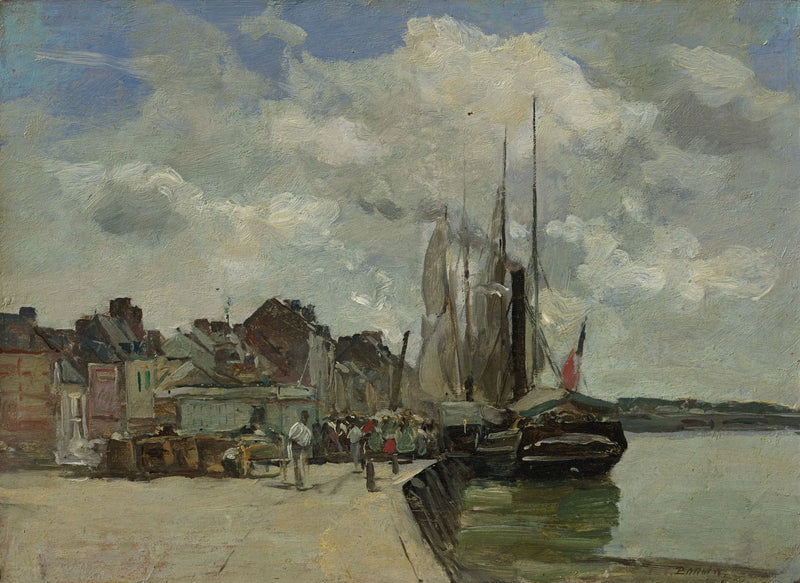 Honfleur: Havnen - Eugène Boudin