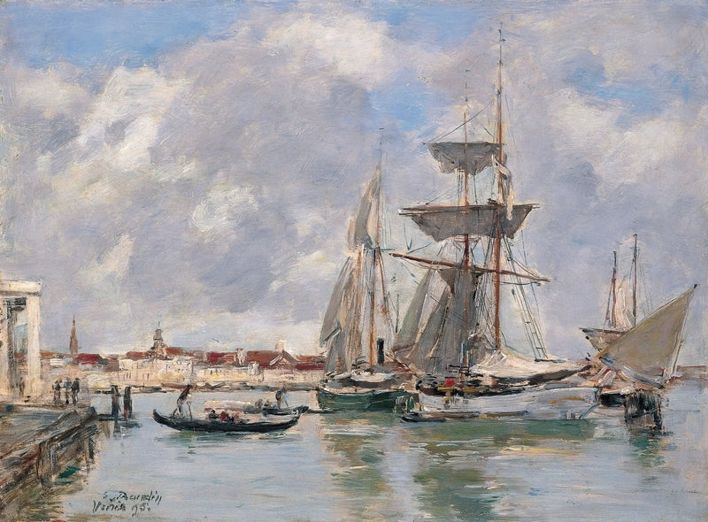 Venedig. Store Kanal - Eugène Boudin