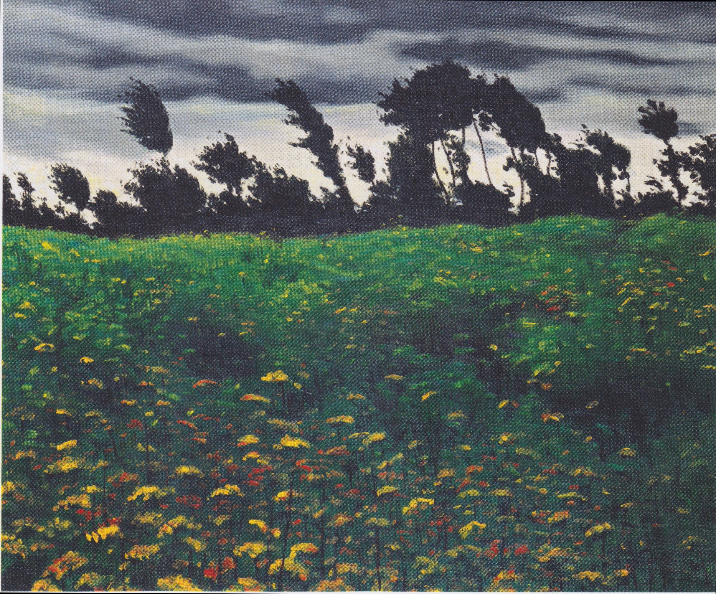 Champ en fleur - Félix Vallotton