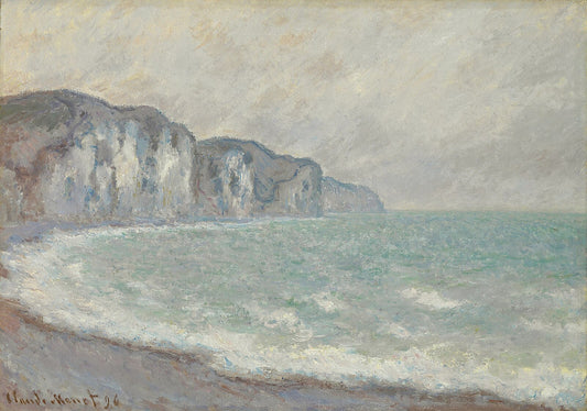 Klipperne ved Pourville, gråt vejr (1896)