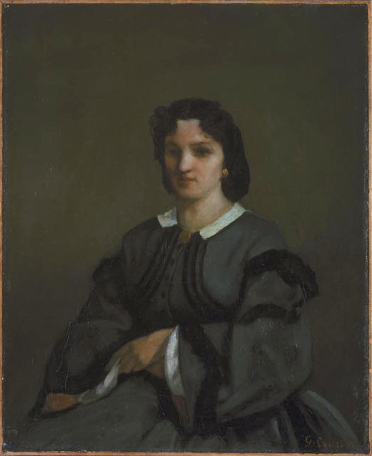 Femme avec des gants - Gustave Courbet