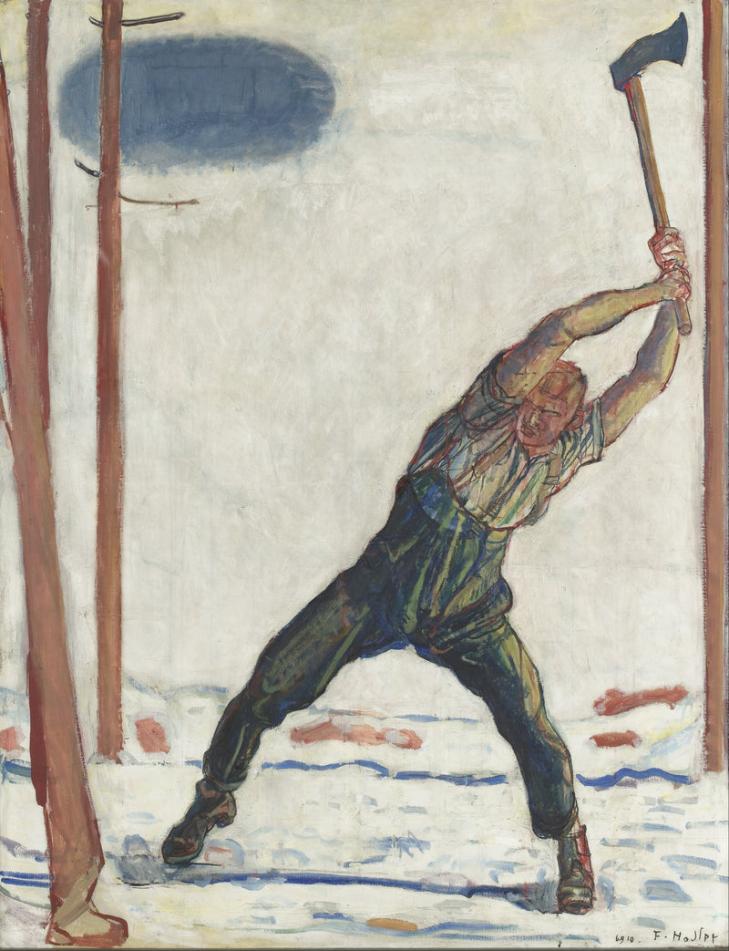 Skovhuggeren - Ferdinand Hodler