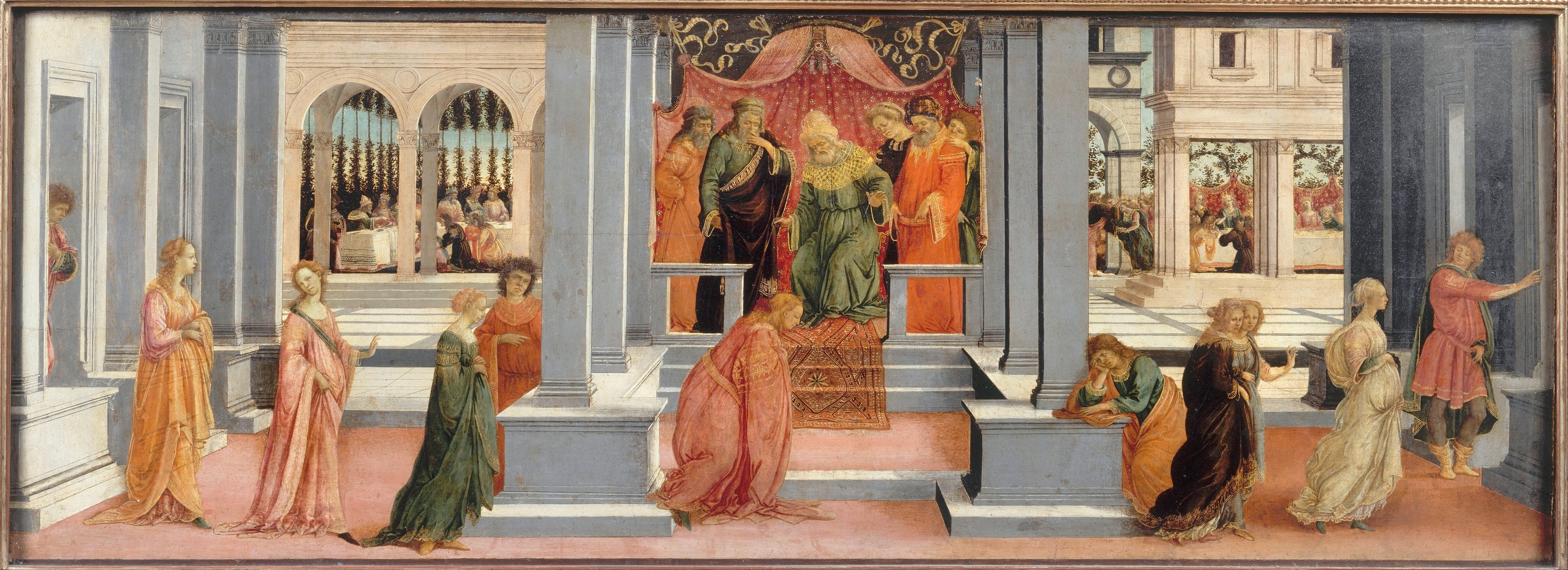 Esther valgt af Ahasverus - Sandro Botticelli