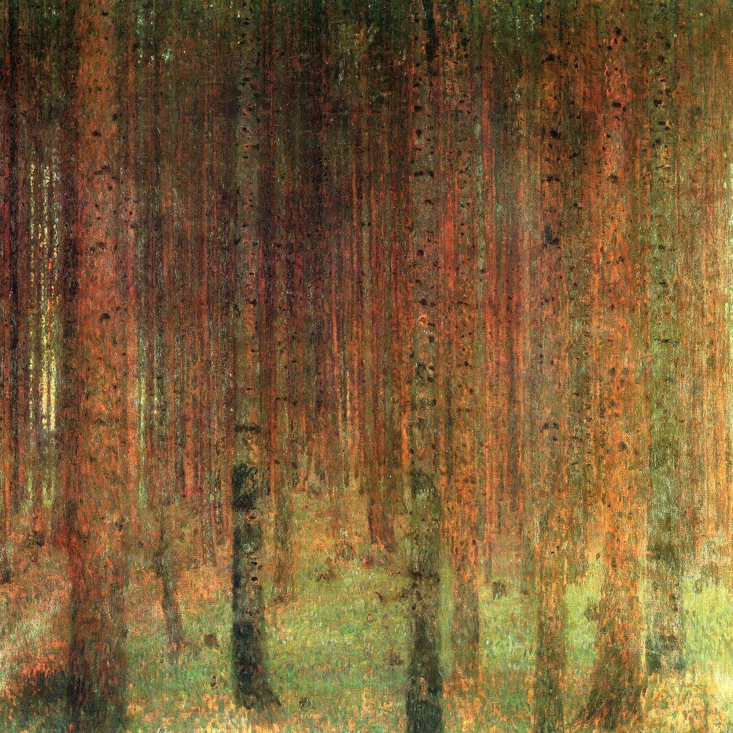 🌲 Fyrreskov II – Gustav Klimt (ca. 1901)