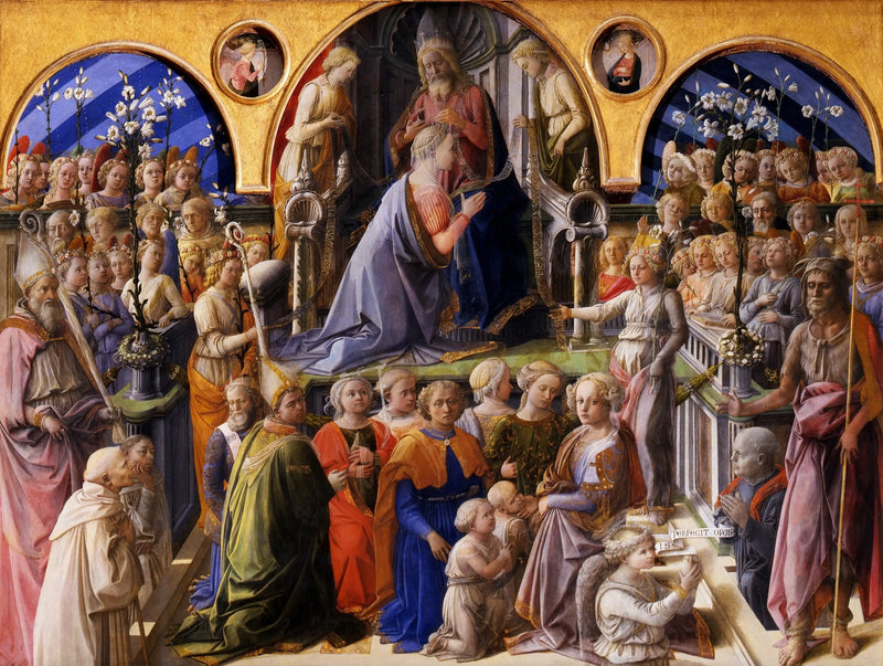 Jomfru Marias Kroning - Fra Filippo Lippi