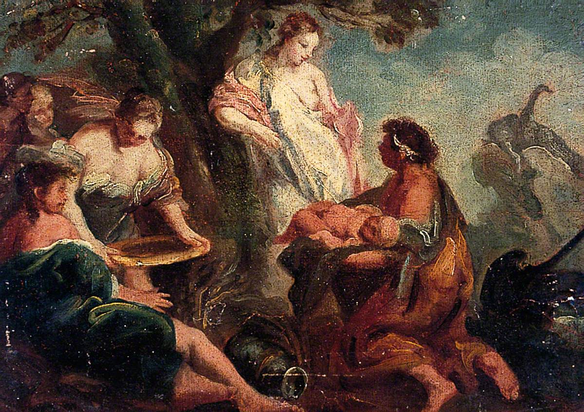 Esquisse pour un festin (Esquisse pour la naissance d'Adonis) - François Boucher