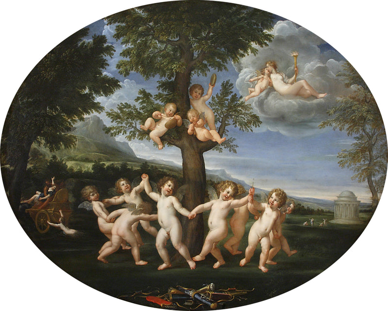 La Danse des Cupidons (1624) - Francesco Albani