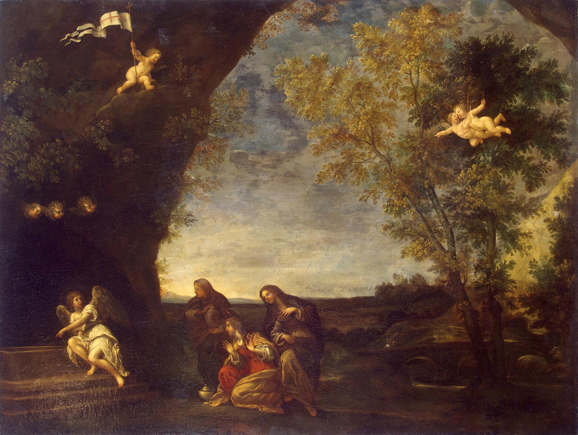 Saintes femmes au tombeau du Christ - Francesco Albani