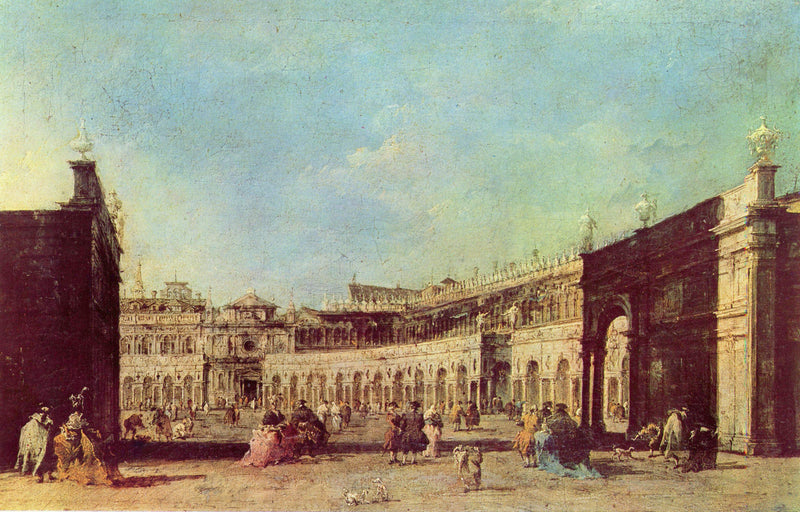 Pladsen Saint-Marc - Francesco Guardi