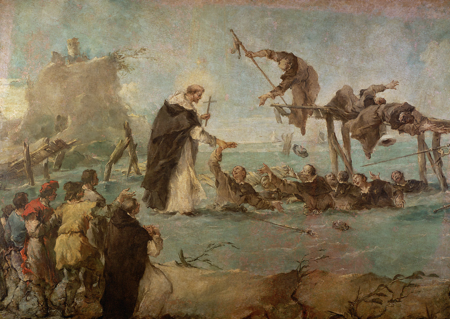 Miracle d'un saint dominicain - Francesco Guardi