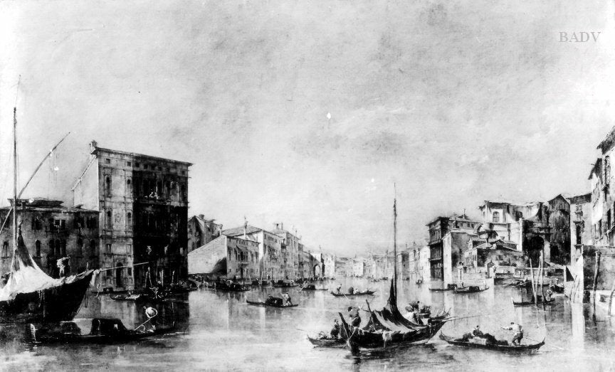 Le Grand Canal à Venise - Francesco Guardi