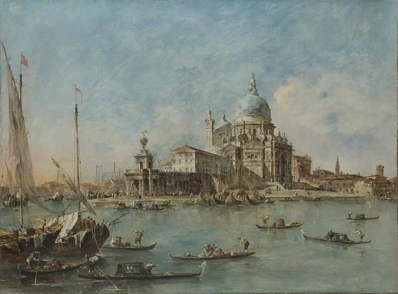 Venedig: La Punta della Dogana - Francesco Guardi