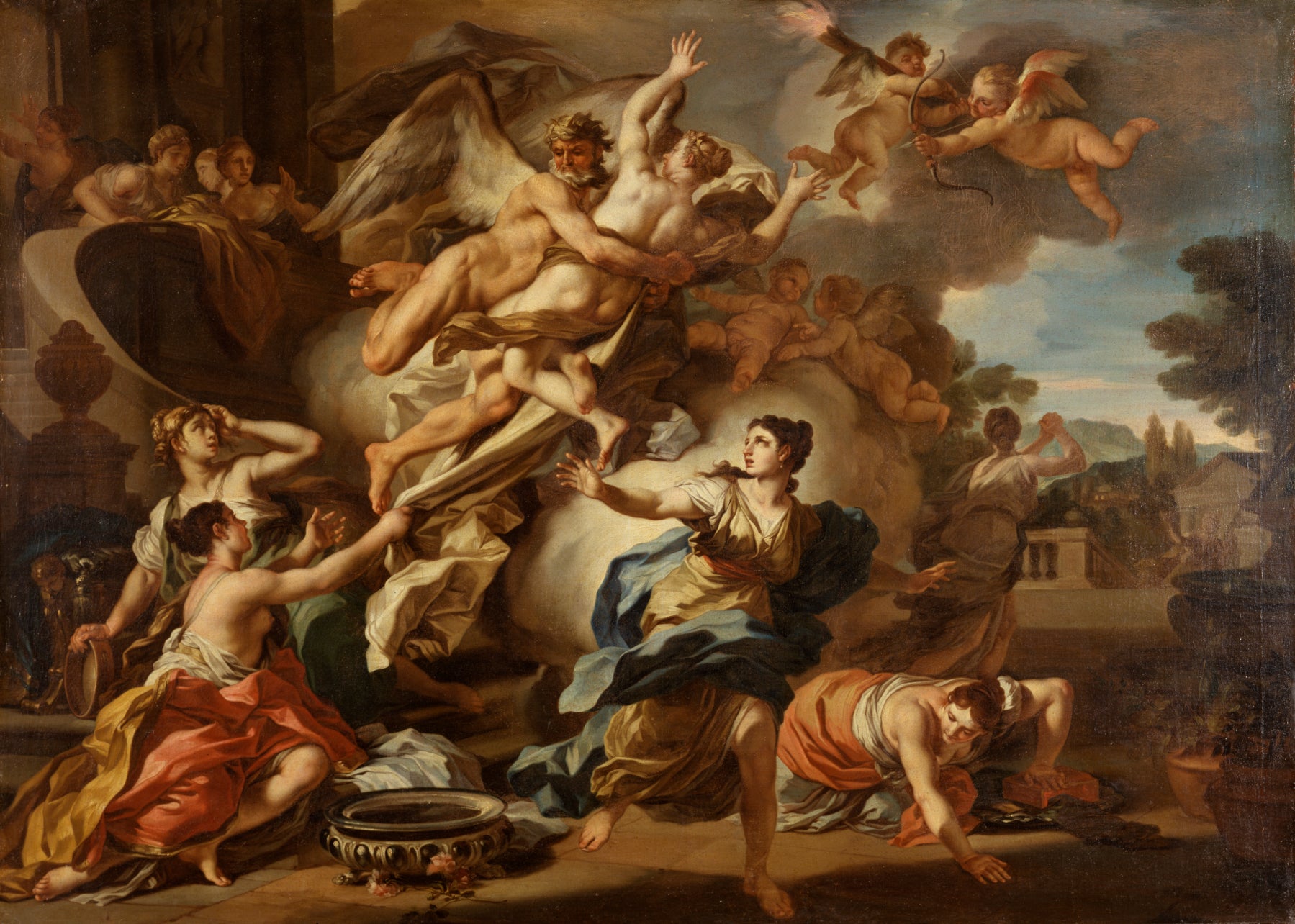 L’enlèvement d’Orithyia - Francesco Solimena - Alpha Reproduction