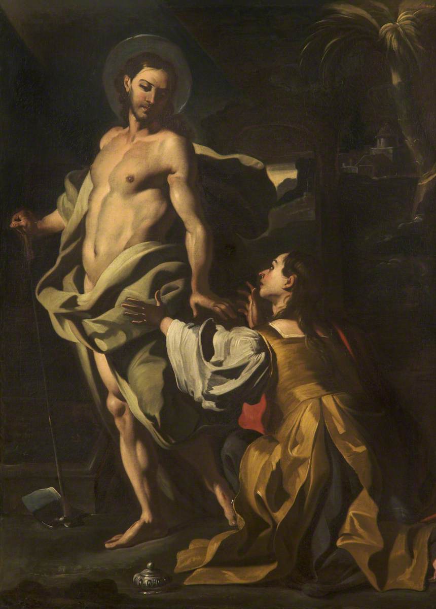 Le Christ apparaissant à Marie-Madeleine - Francesco Solimena - Alpha Reproduction