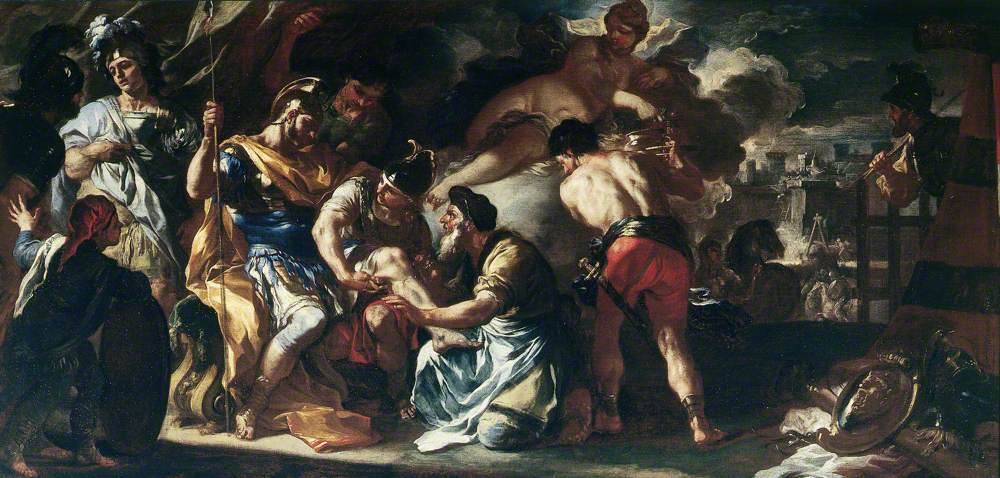 Esquisse de « Vénus avec Iapis soignant Énée blessé » - Francesco Solimena - Alpha Reproduction