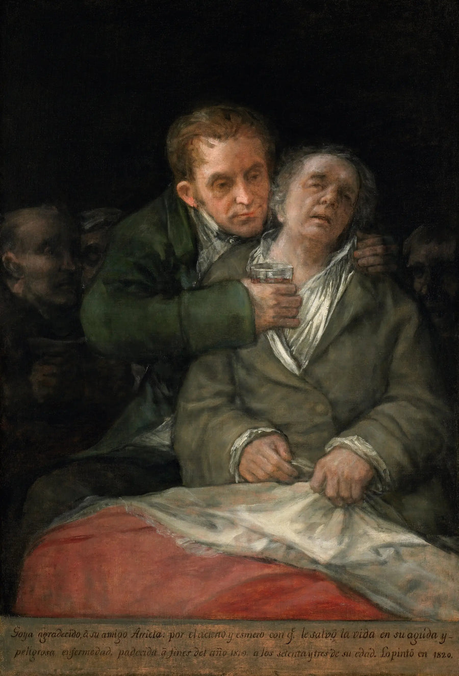 Goya og hans læge - Francisco de Goya