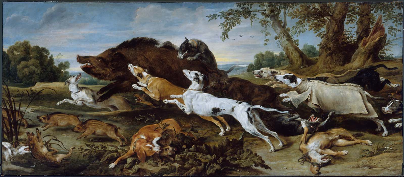 Chasse au sanglier - Frans Snyders