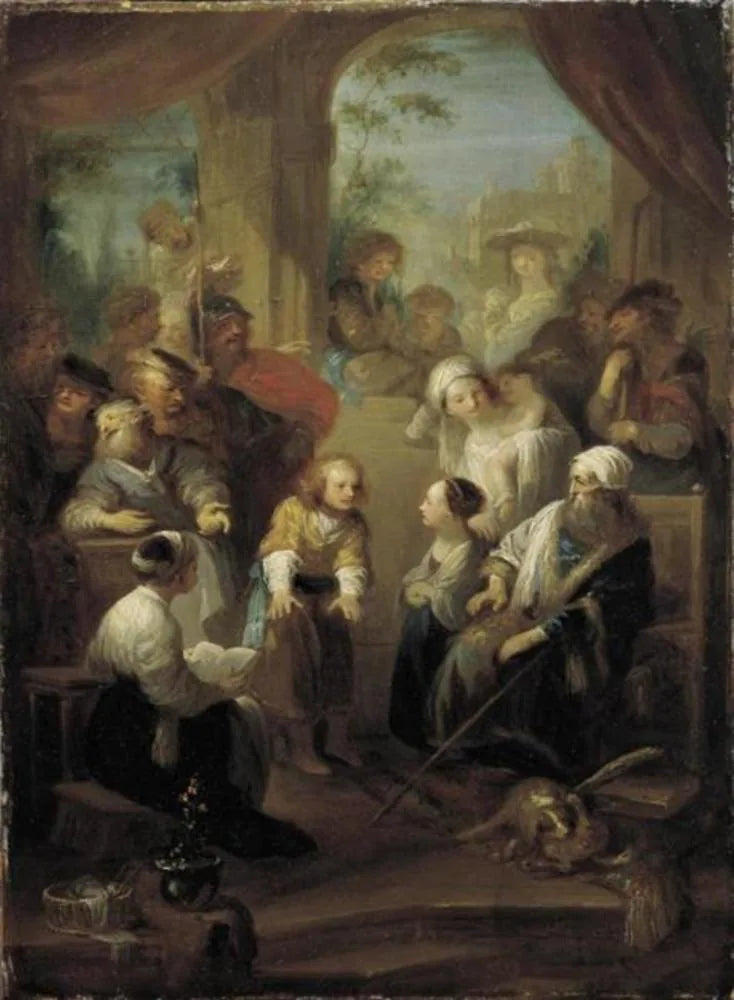 Joseph raconte son rêve - Franz Anton Maulbertsch image 1 reproduction artisanale de tableau