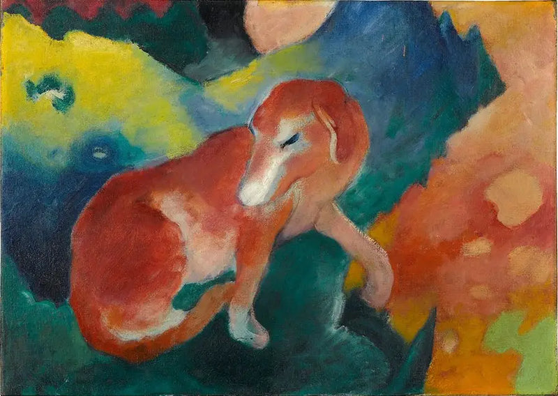 rød hund - Franz Marc