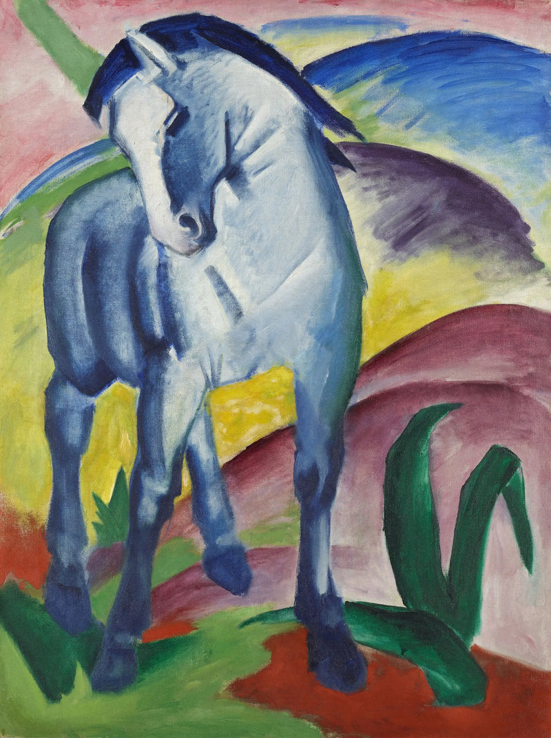 Blå hest I - Franz Marc