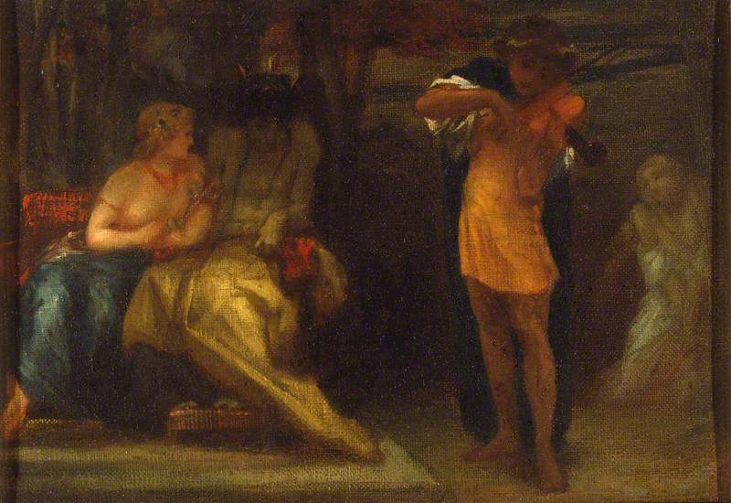 Esquisse en couleur pour « Le Triomphe de la musique » - Frederic Leighton