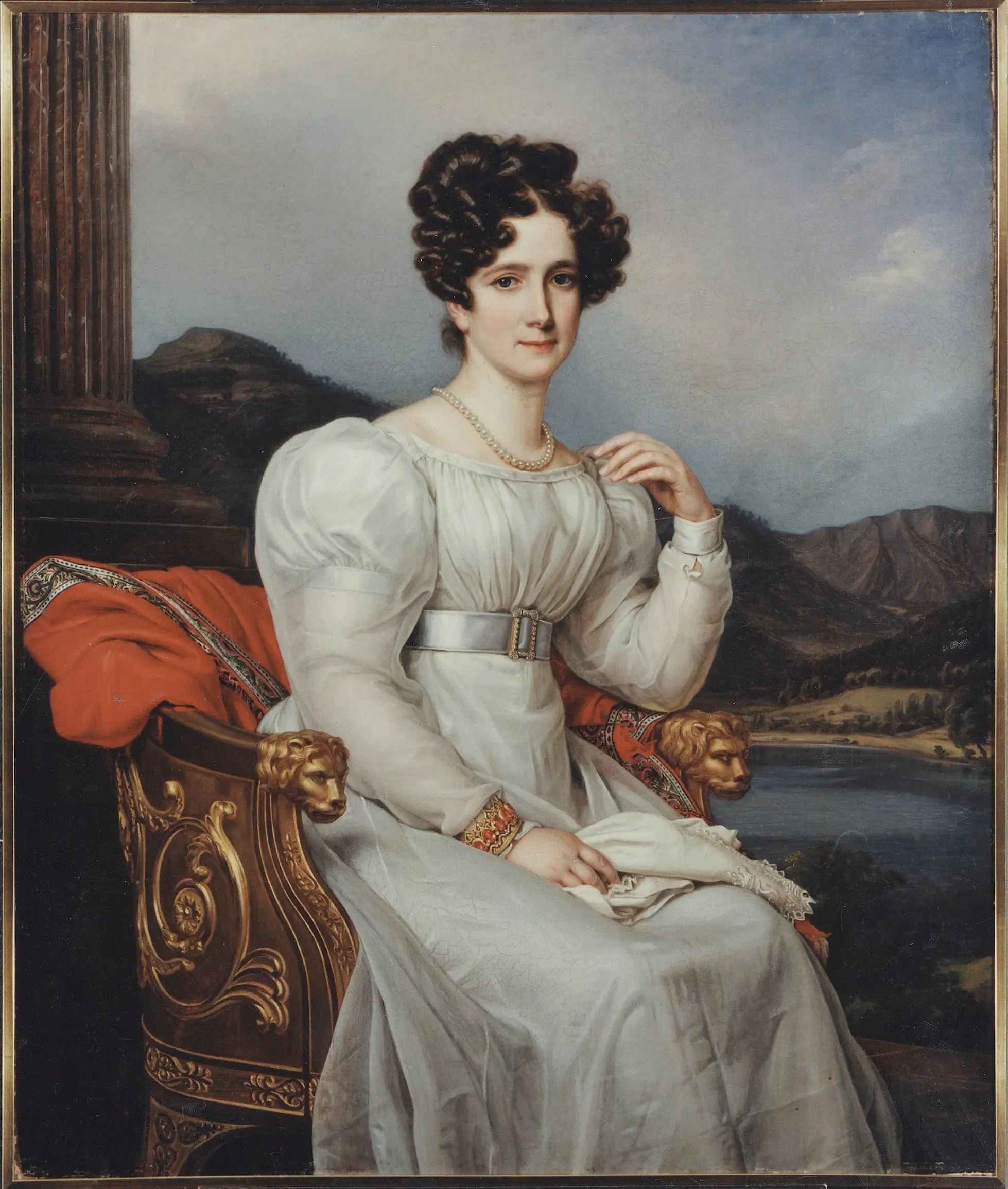 Fredrika Dorotea Vilhelmina 1781 - 1826 Drottning en Suède - Joseph Karl Stieler - Alpha Reproduction