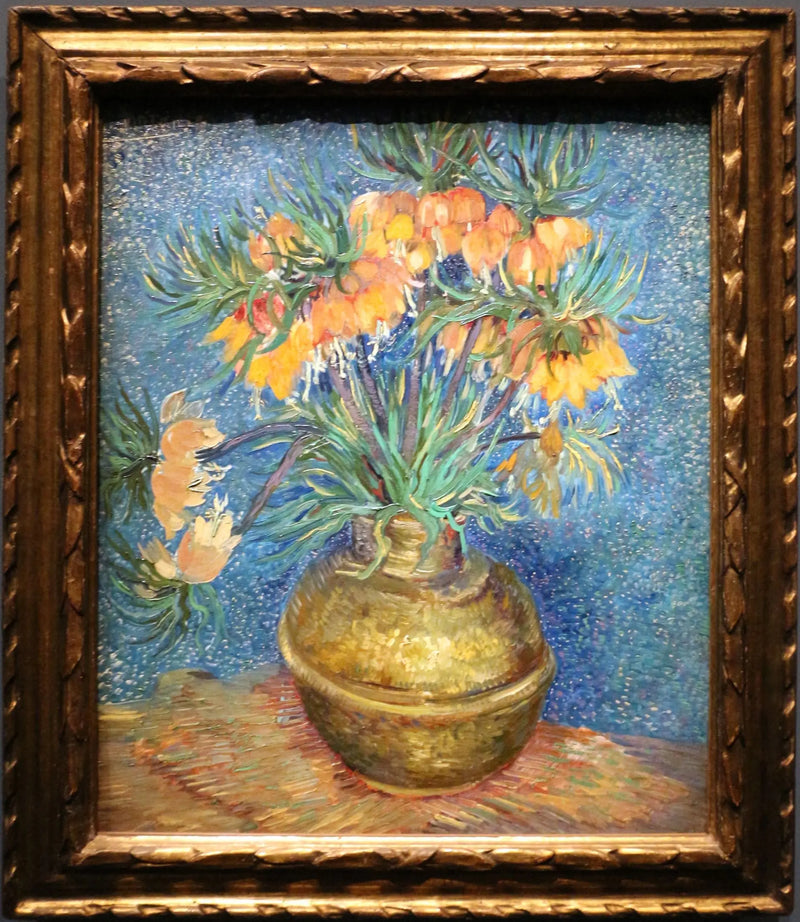Fritillaria kejserkrone i en kobbervase - Vincent van Gogh