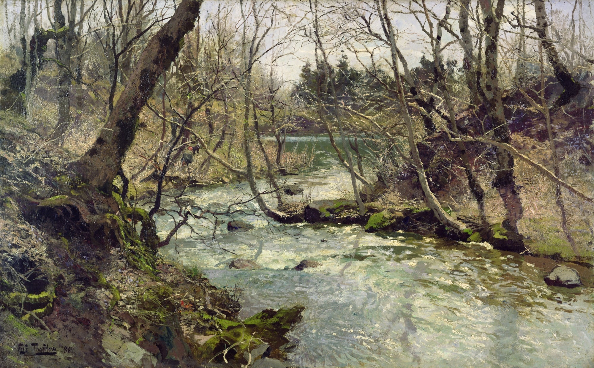Flod - Frits Thaulow