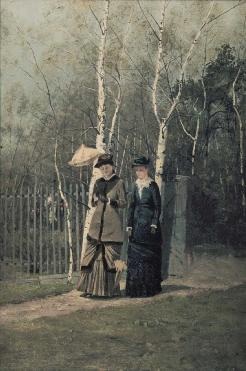 Eva Sars besøger Slottsparken med en rundvisning i Wien - Frits Thaulow