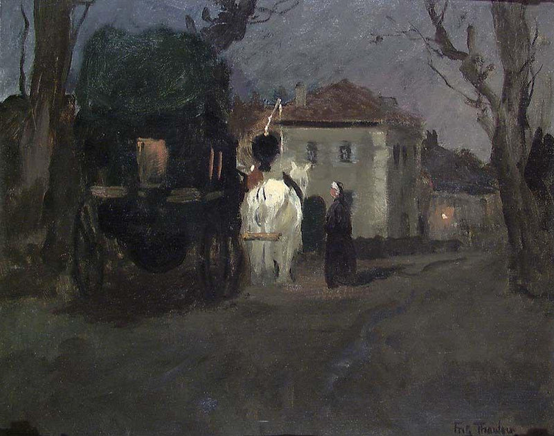Aften i Beaulieu - Frits Thaulow