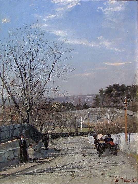 Fra udkanten af ​​Kristiania - Frits Thaulow