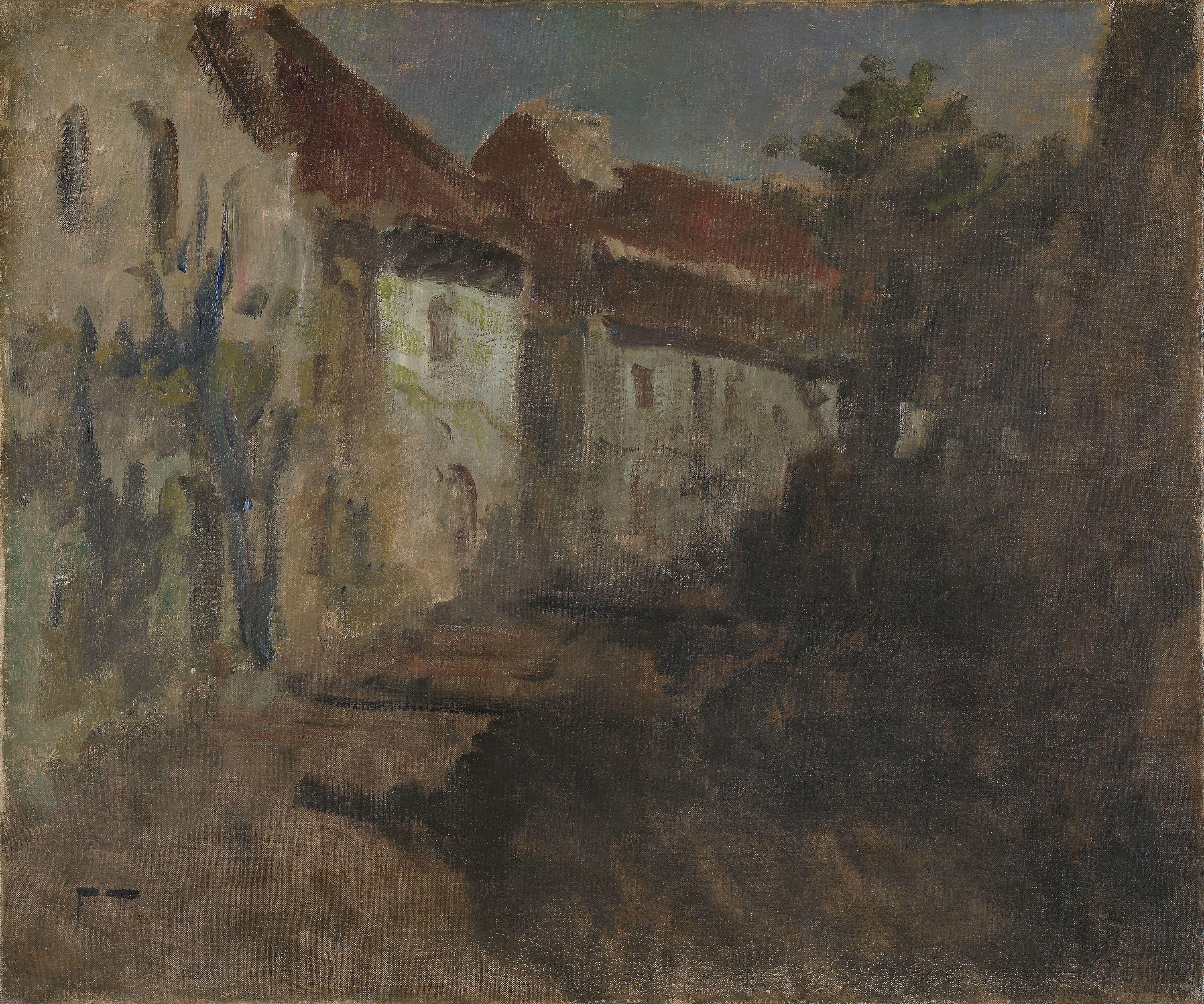 Måneskin i Dieppe - Frits Thaulow