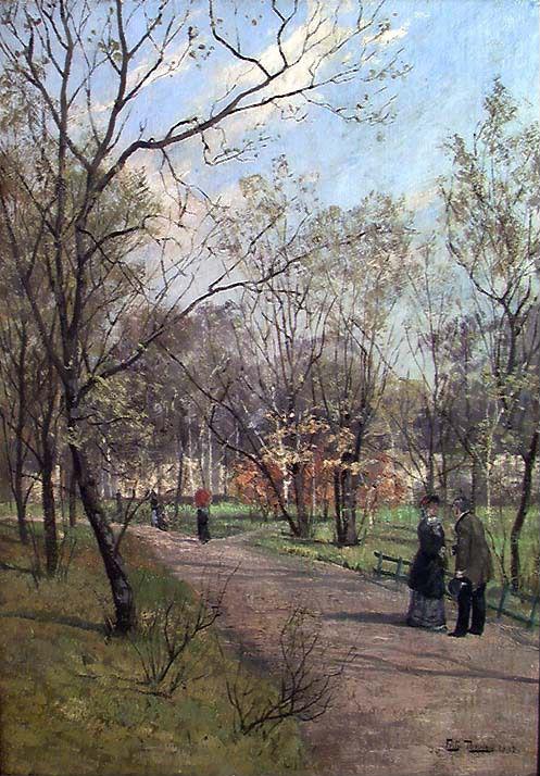 Slotsparken, Oslo - Frits Thaulow