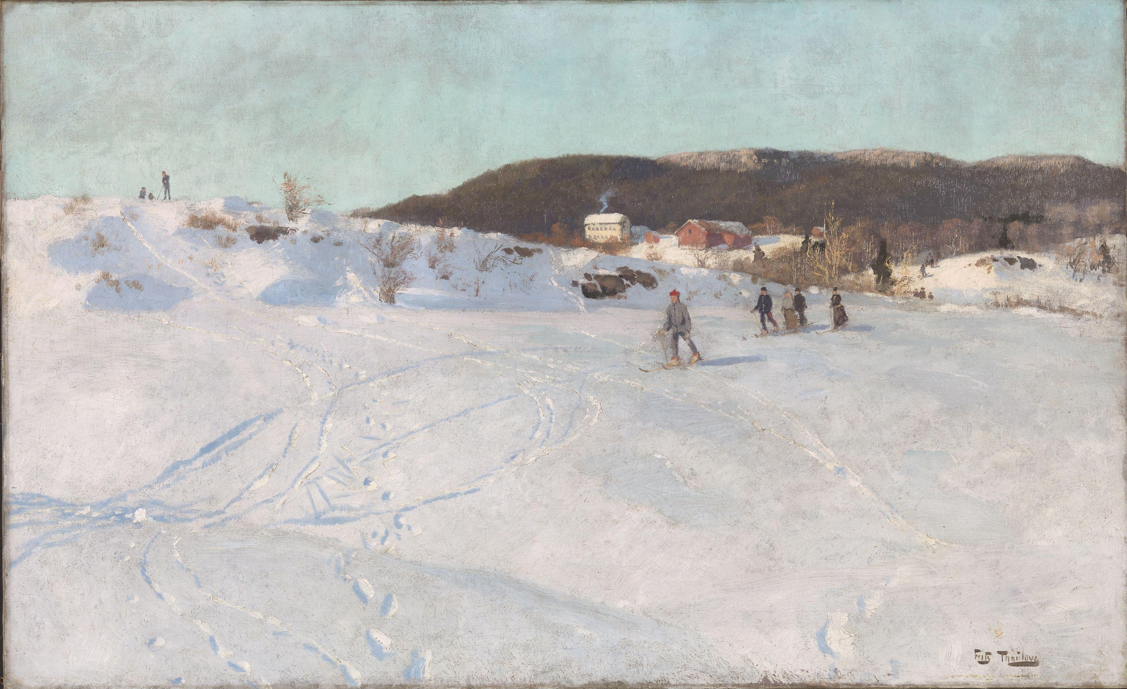 Vinter i Norge - Frits Thaulow