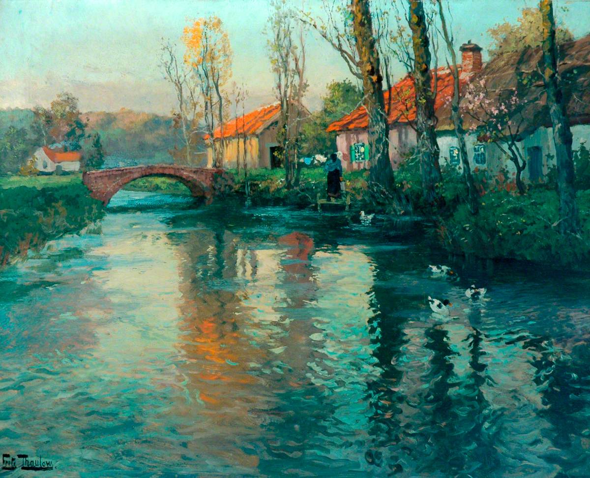 Floden - Frits Thaulow