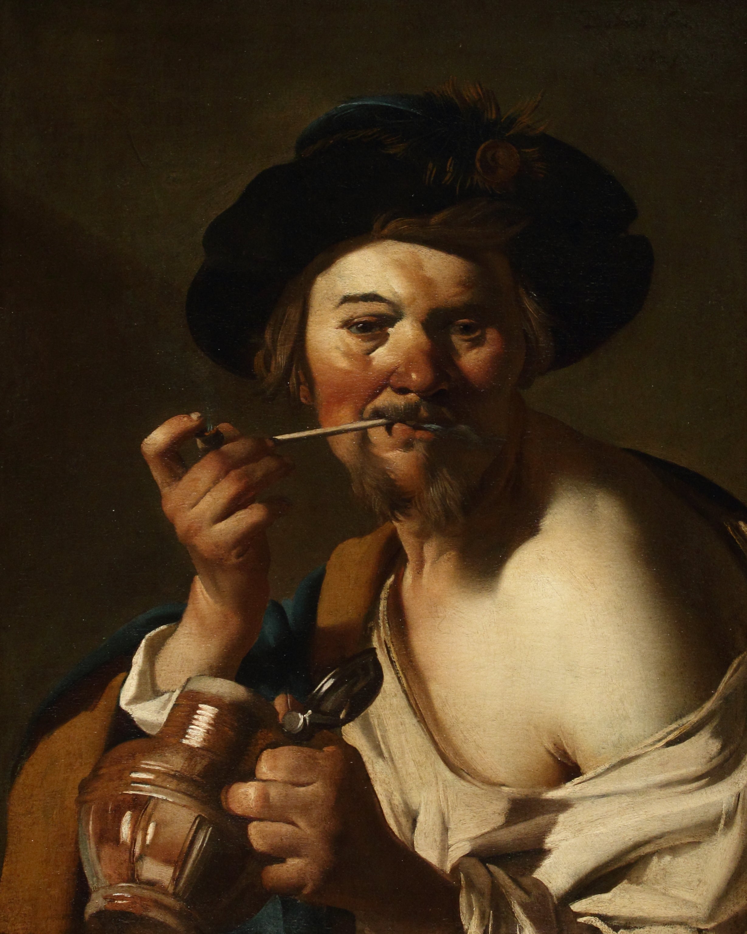 Fumeur de pipe - Dirck van Baburen
