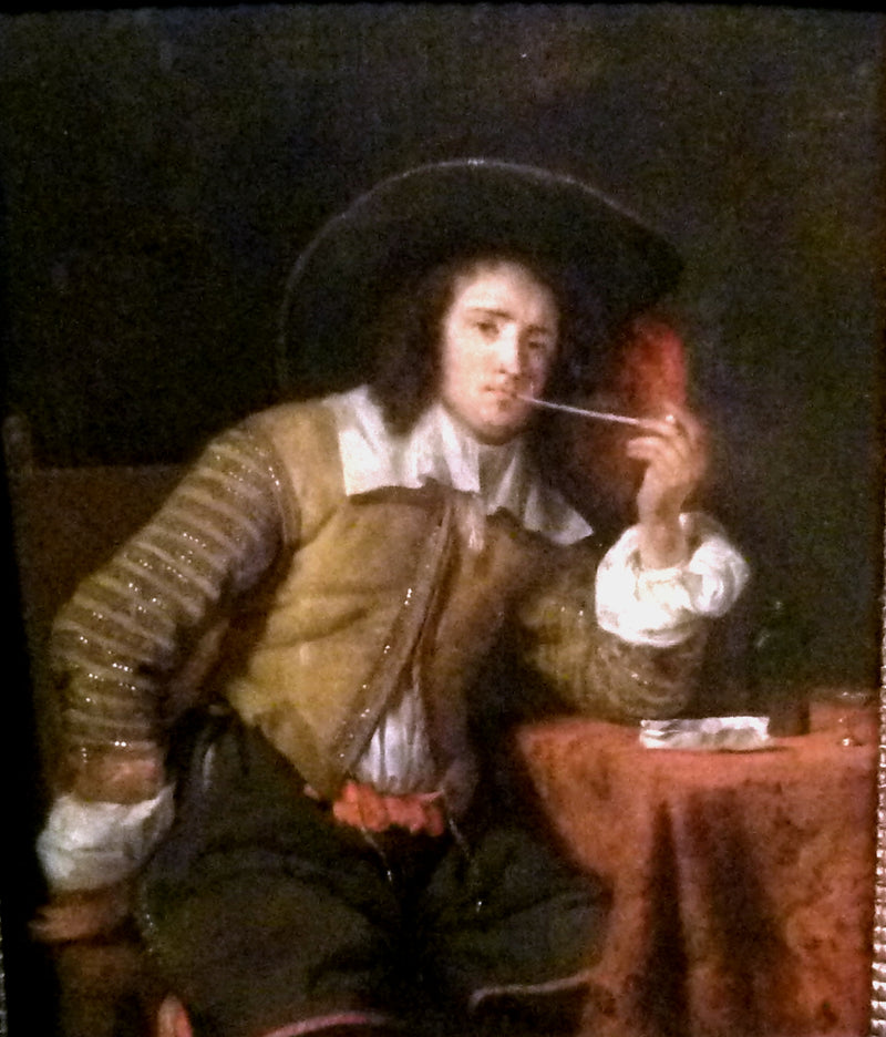 Le Cavalier fume - Gabriel Metsu