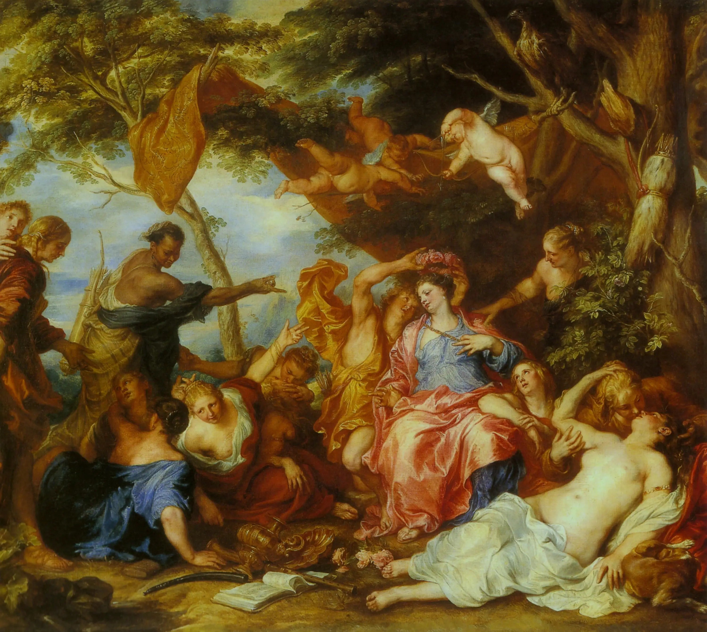 Amarillis et Mirtillo - Antoine van Dyck - Alpha Reproduction