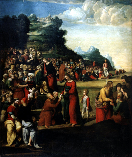 Le miracle du pain et du poisson - Benvenuto Tisi