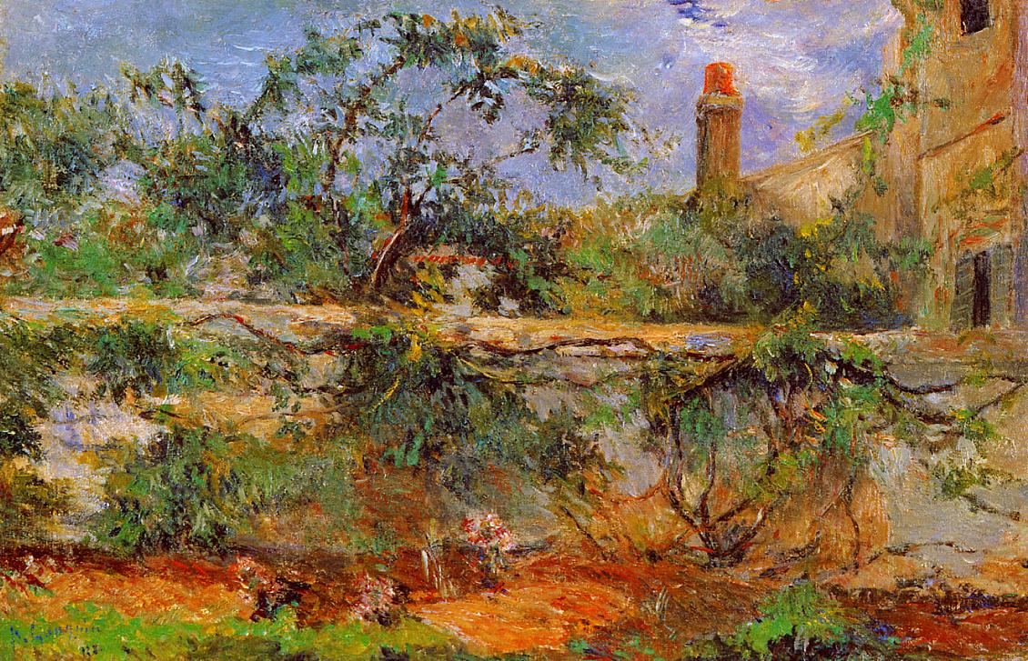 Den fælles mur, eller Frugthaven - Paul Gauguin