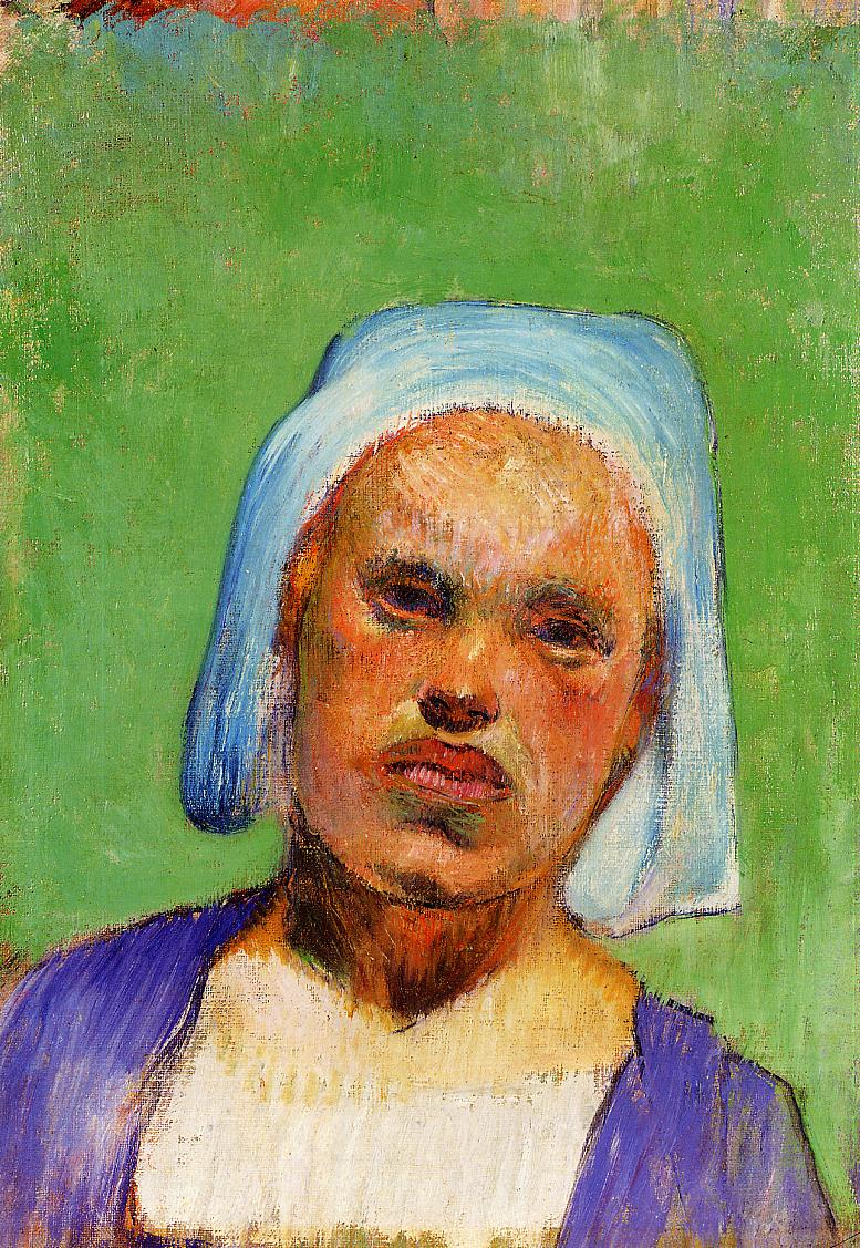Portræt af en Pont-avennoise, måske Marie Louarn - Paul Gauguin